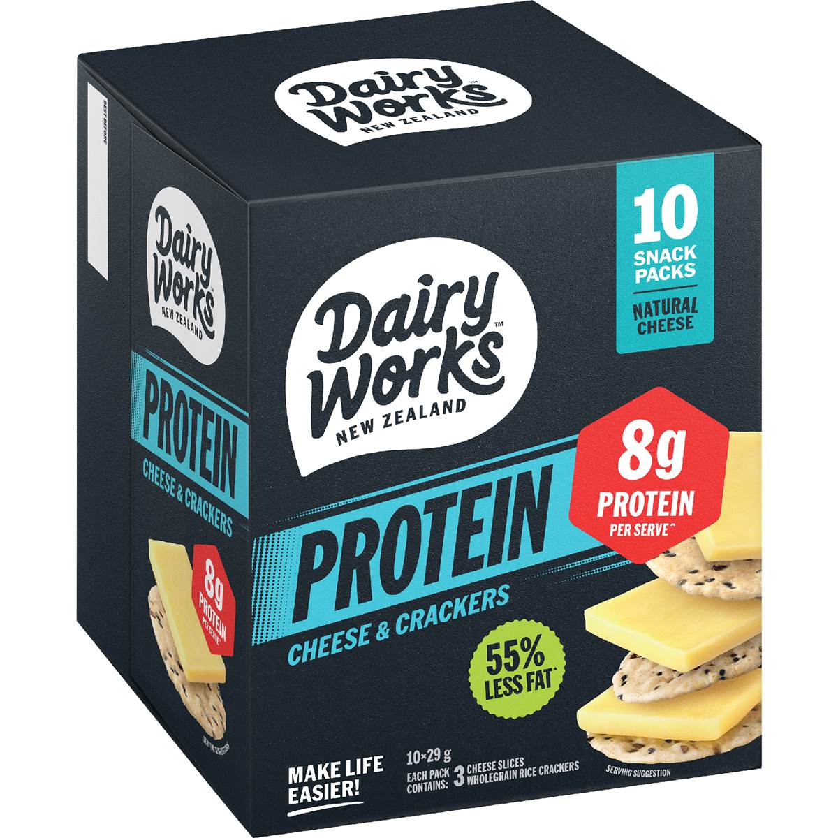 Dairyworks Protein Cheese & Rice Crackers