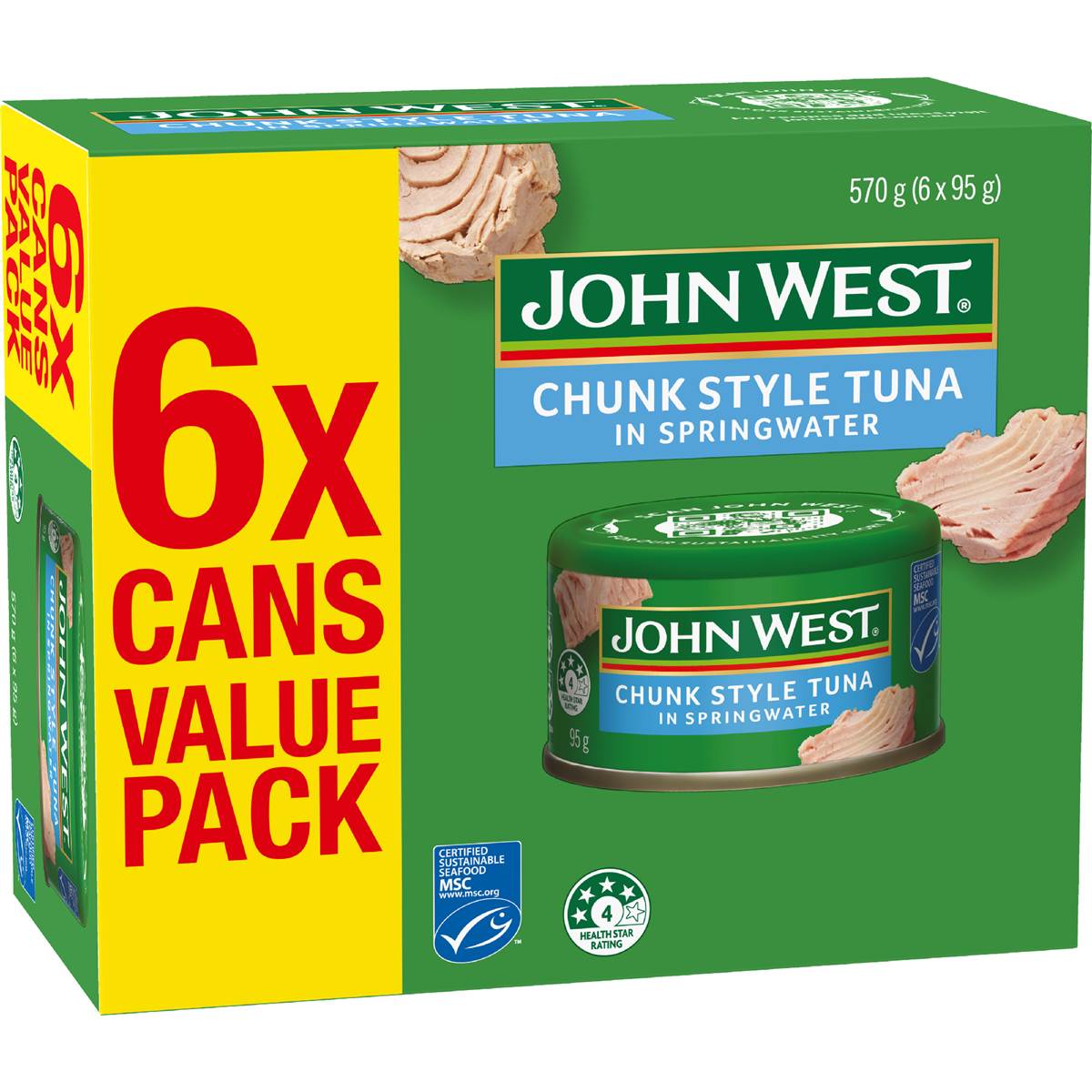 John West Tuna In Springwater Value