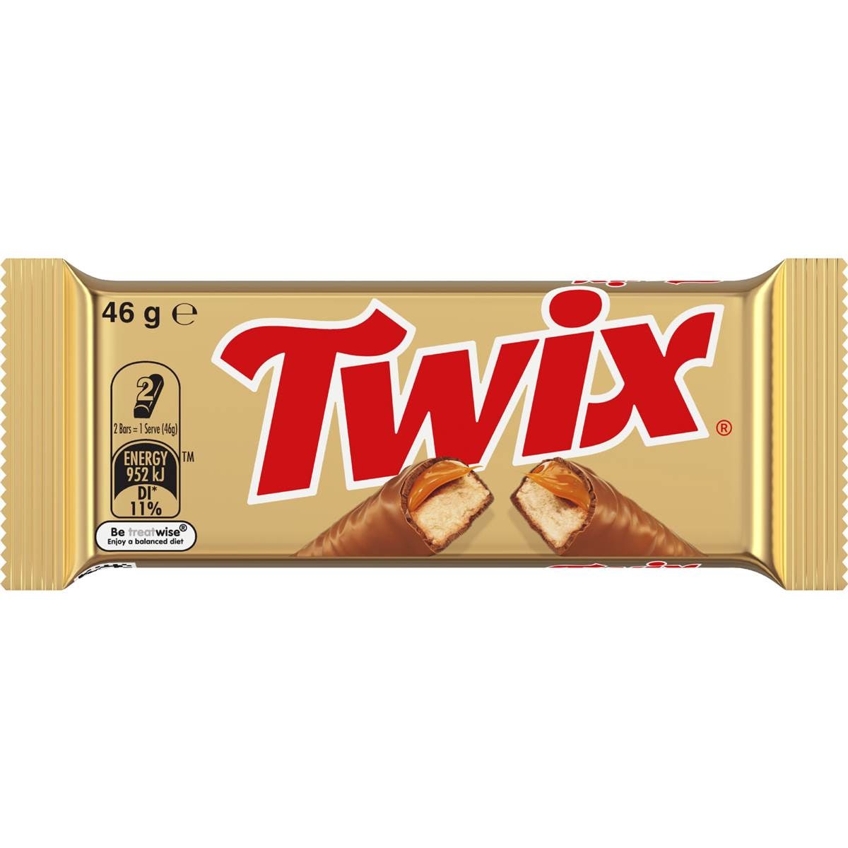 Twix Chocolate Bar 46g – Woolworths