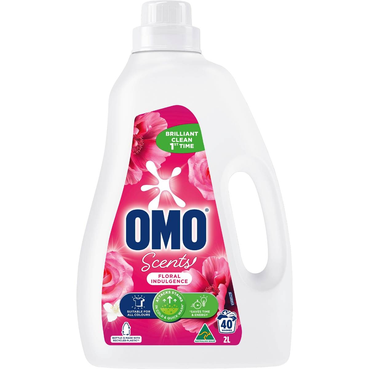 OMO Laundry Scents Liquid Front & Top Loader Floral 2L