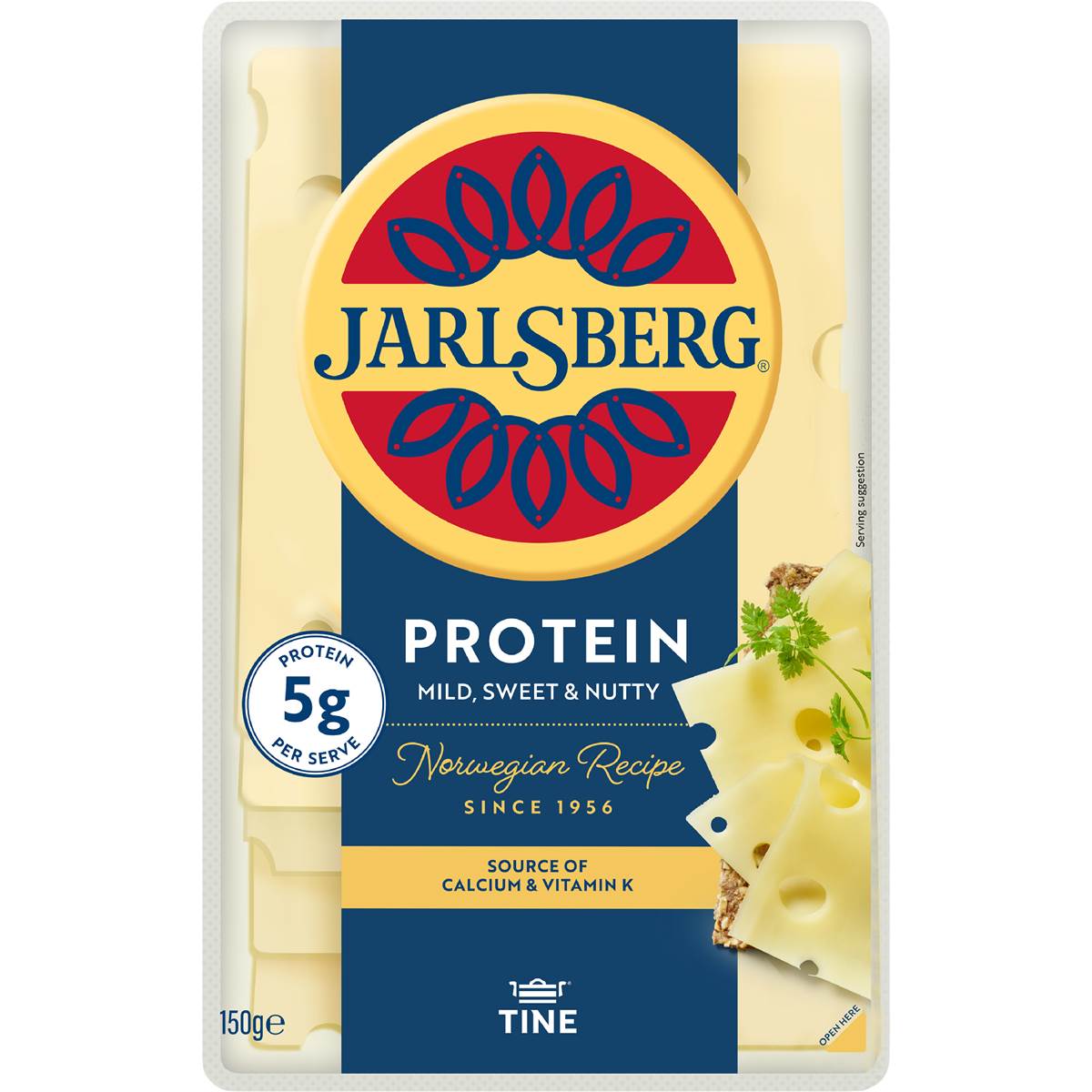 Jarlsberg Protein Cheese Slices 150g