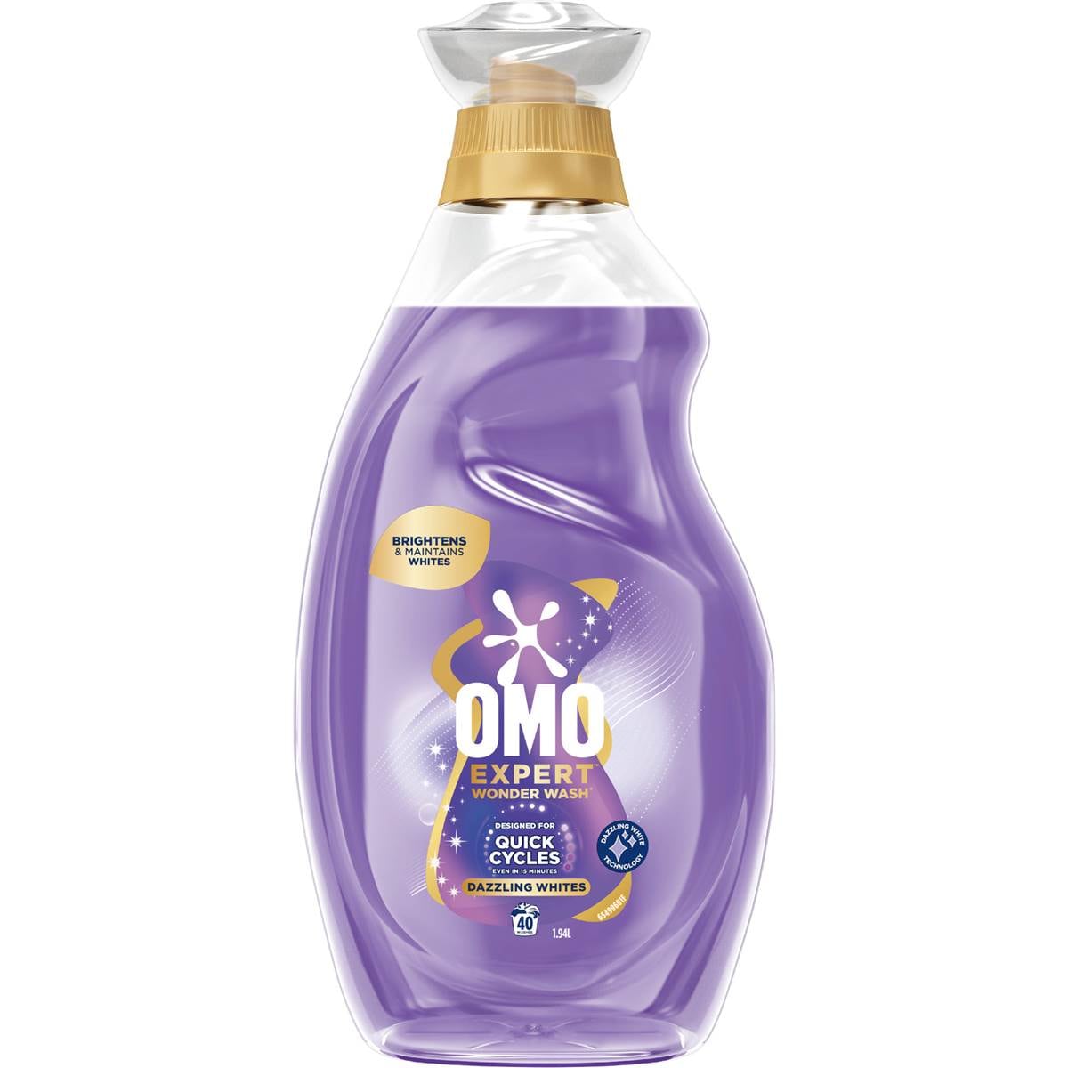 OMO Expert Wonder Wash Liquid Dazzling White 1.94L