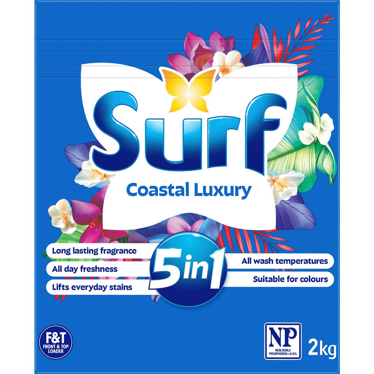Surf 5 In 1 Laundry Detergent Powder Coastal Luxury