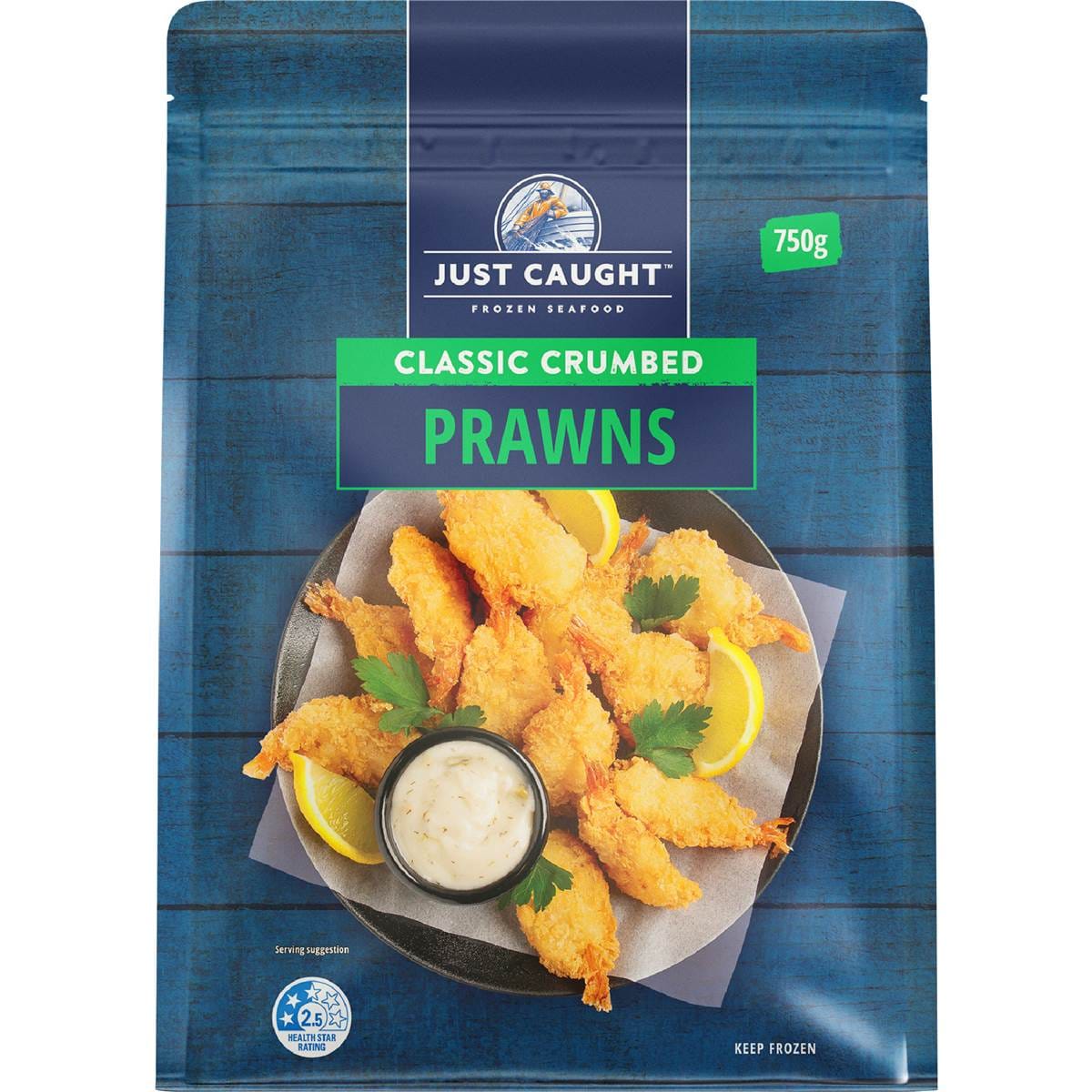 Just Caught Classic Crumbed Prawns