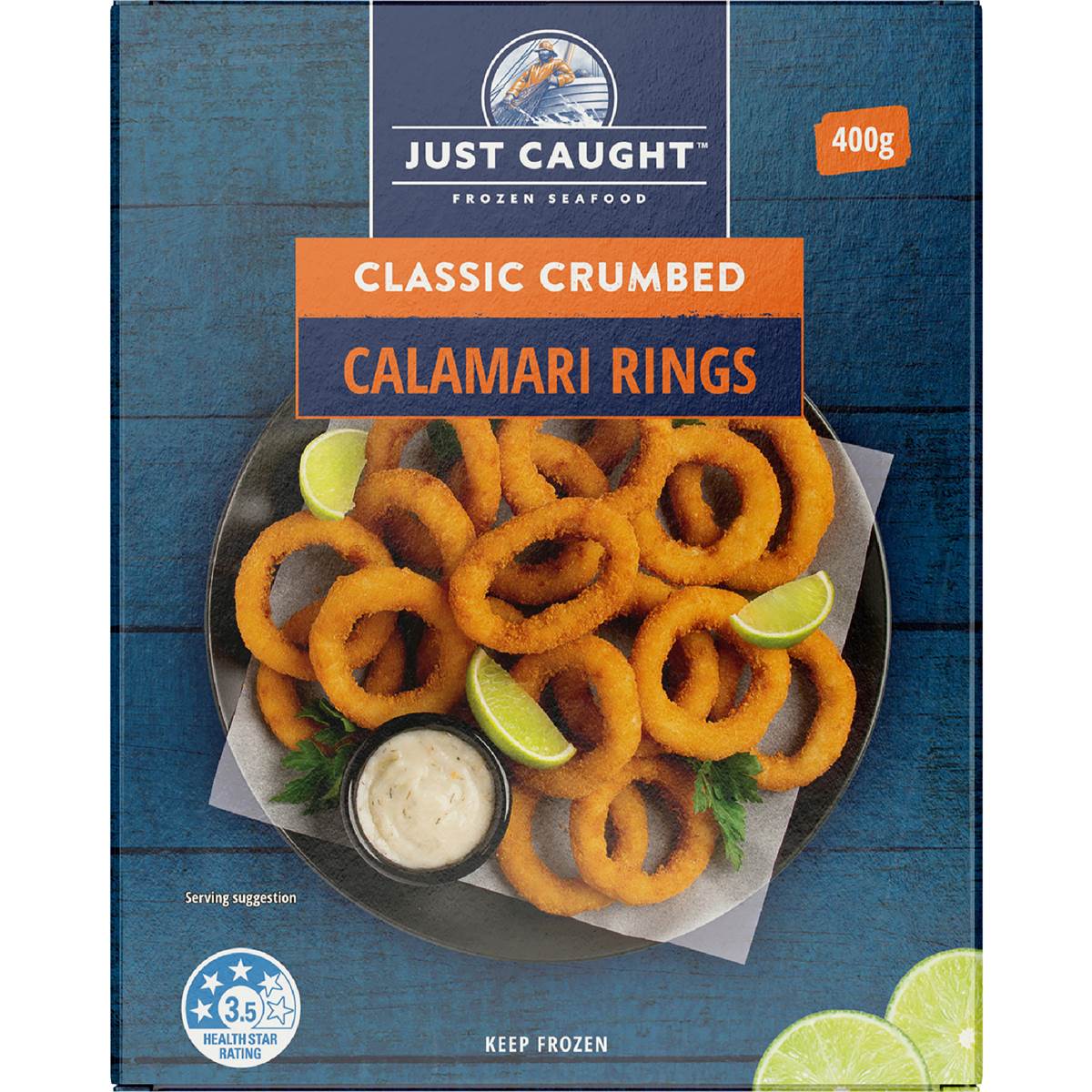 Just Caught Classic Crumbed Calamari Rings