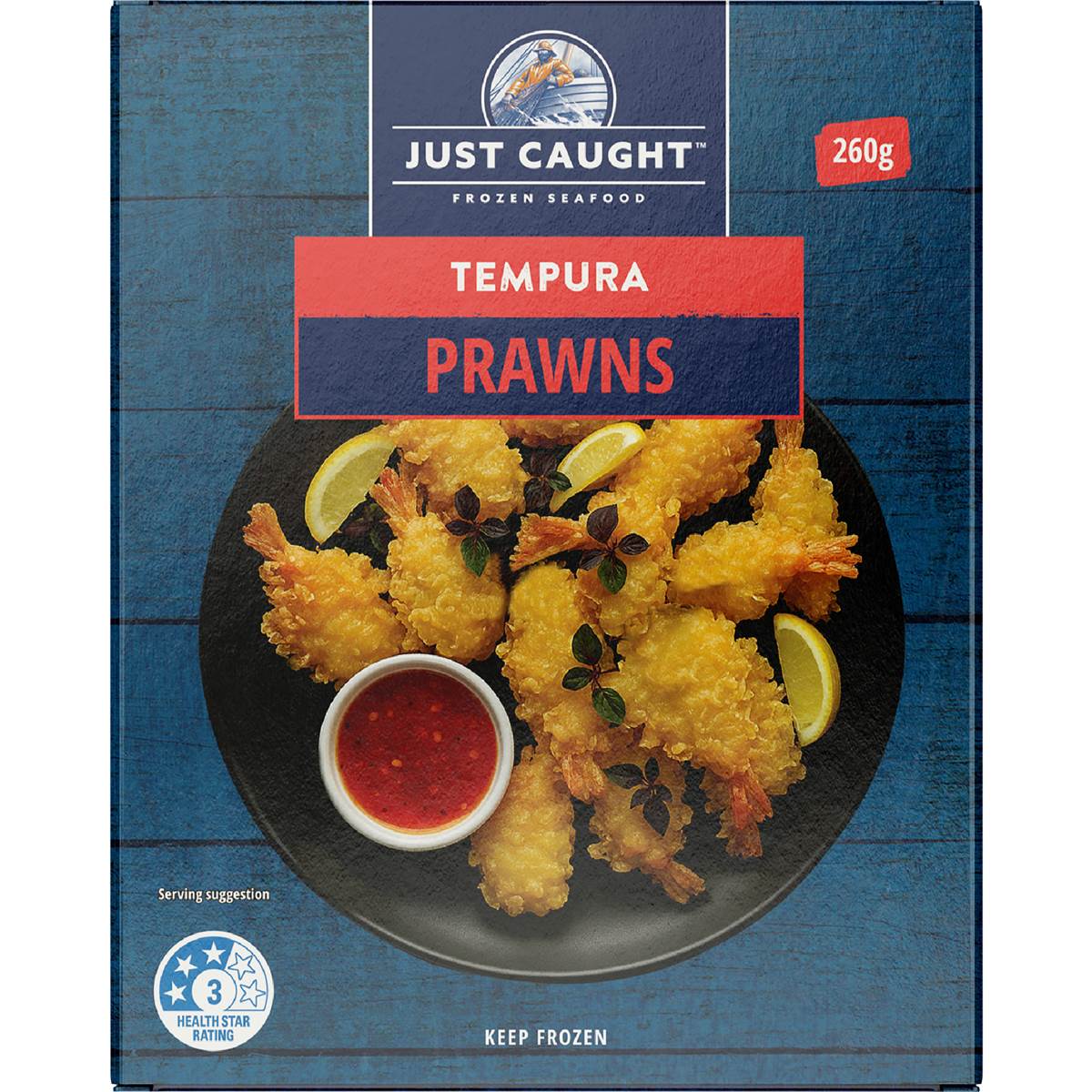 Just Caught Tempura Prawns