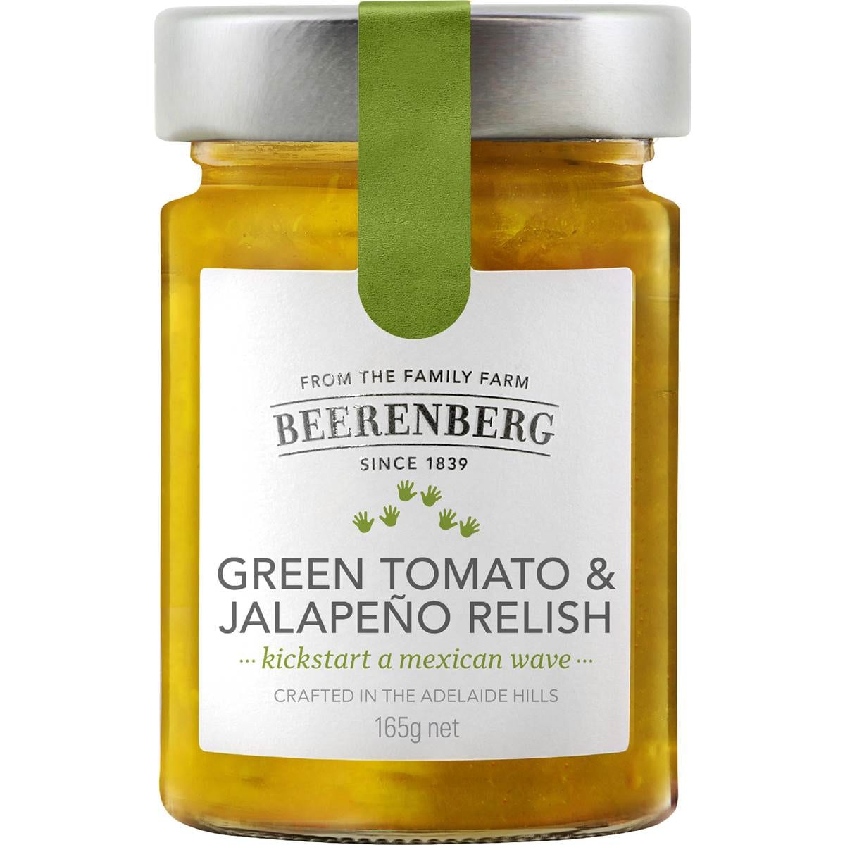 Beerenberg Green Tomato & Jalapeno Relish