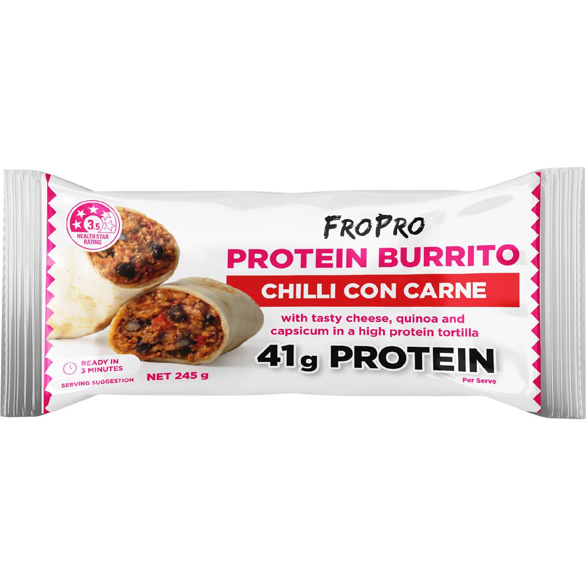 FroPro Protein Burrito Chilli Con Carne 245g