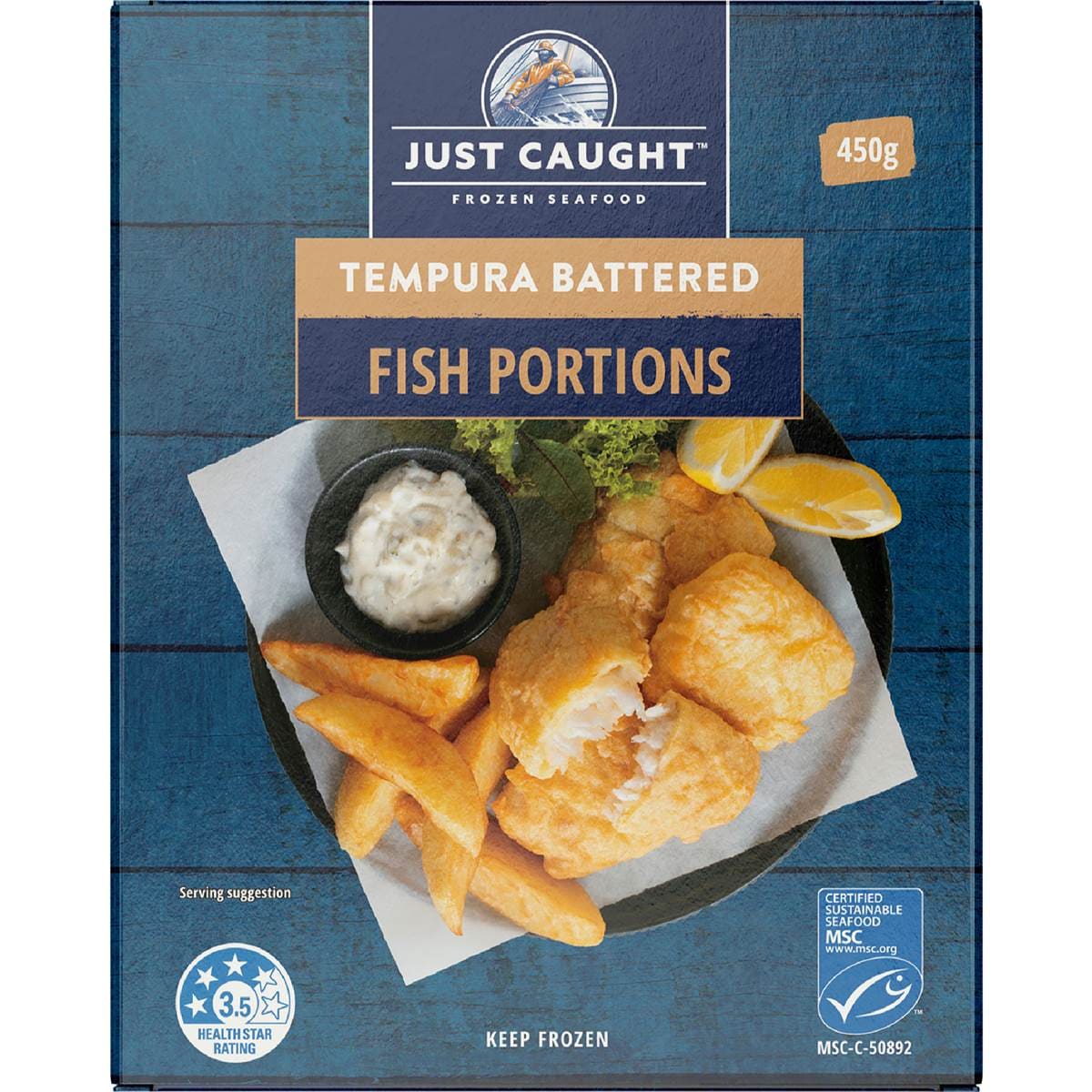 Just Caught Tempura Battered Fish Portions