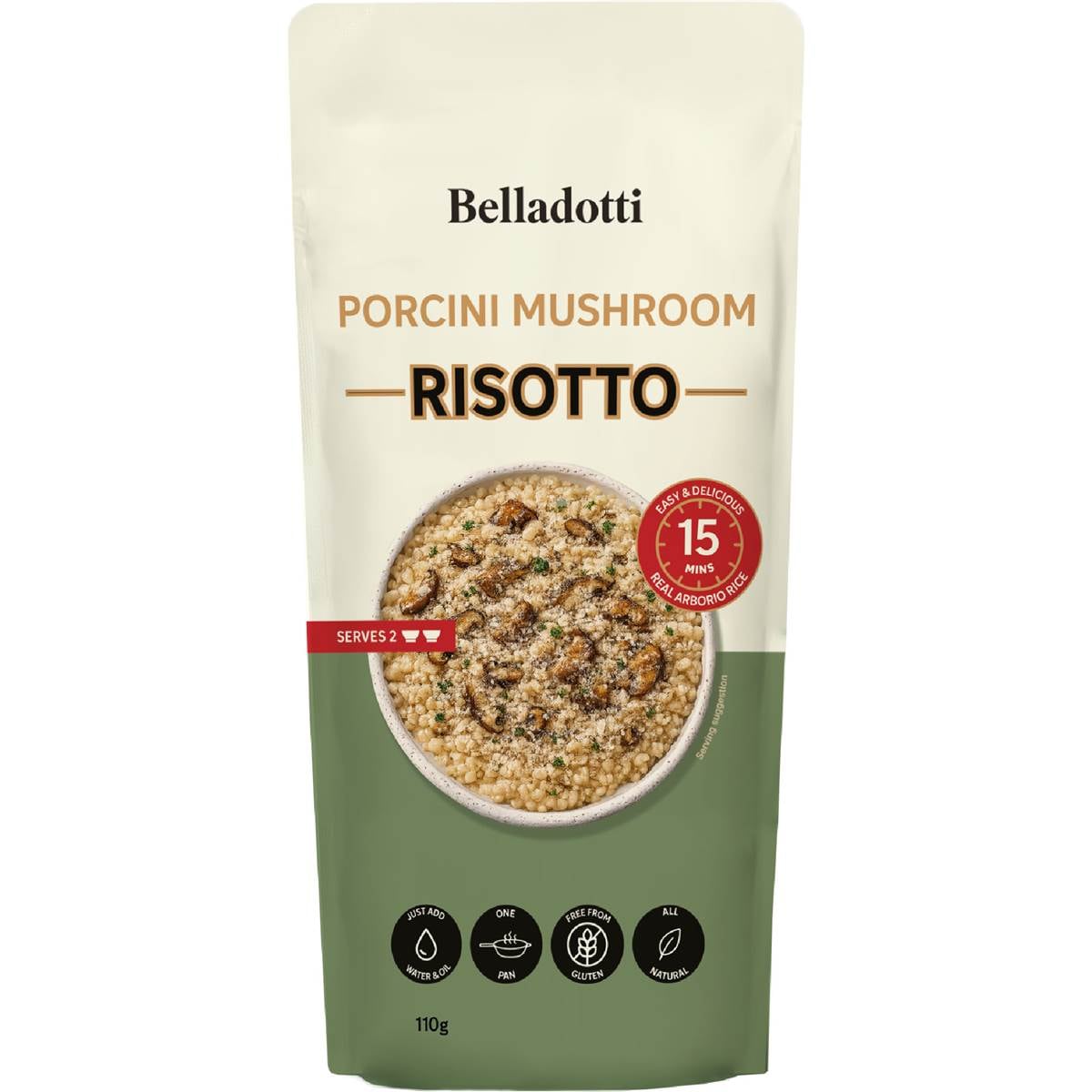 Belladotti Porcini Mushroom Risotto 110g – Woolworths