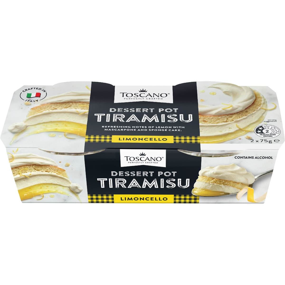 Toscano Limoncello Tiramisu Dessert Pots