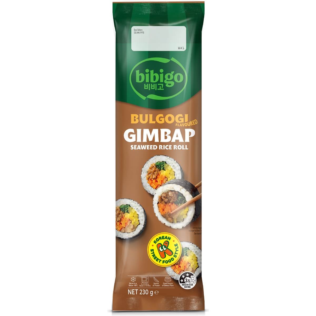 Bibigo Gimbap Rice Roll Bulgogi