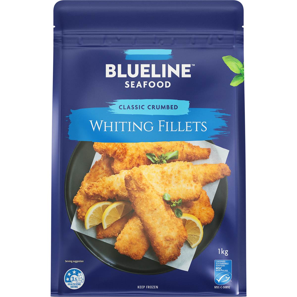 Blueline Seafood Classic Crumbed Whiting Fillets