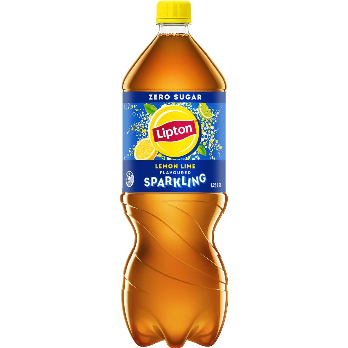 Lipton Sparkling Iced Tea Lemon Lime Soft Drink Bottle 1.25L – Woolworths