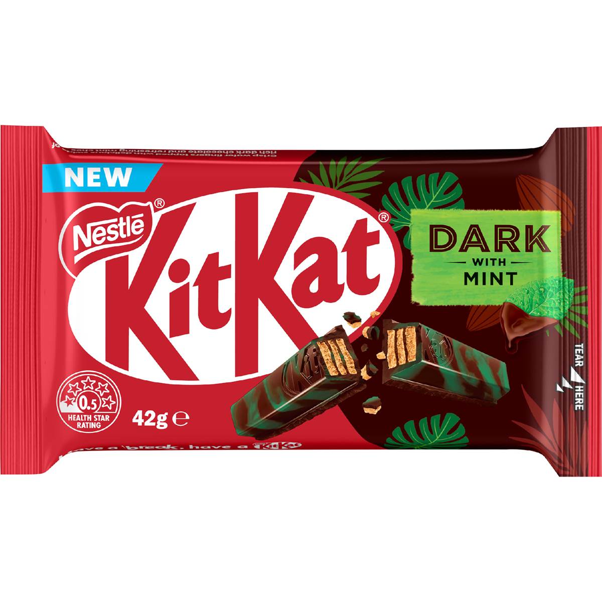 KitKat Dark Chocolate Mint Bar 42g – Woolworths