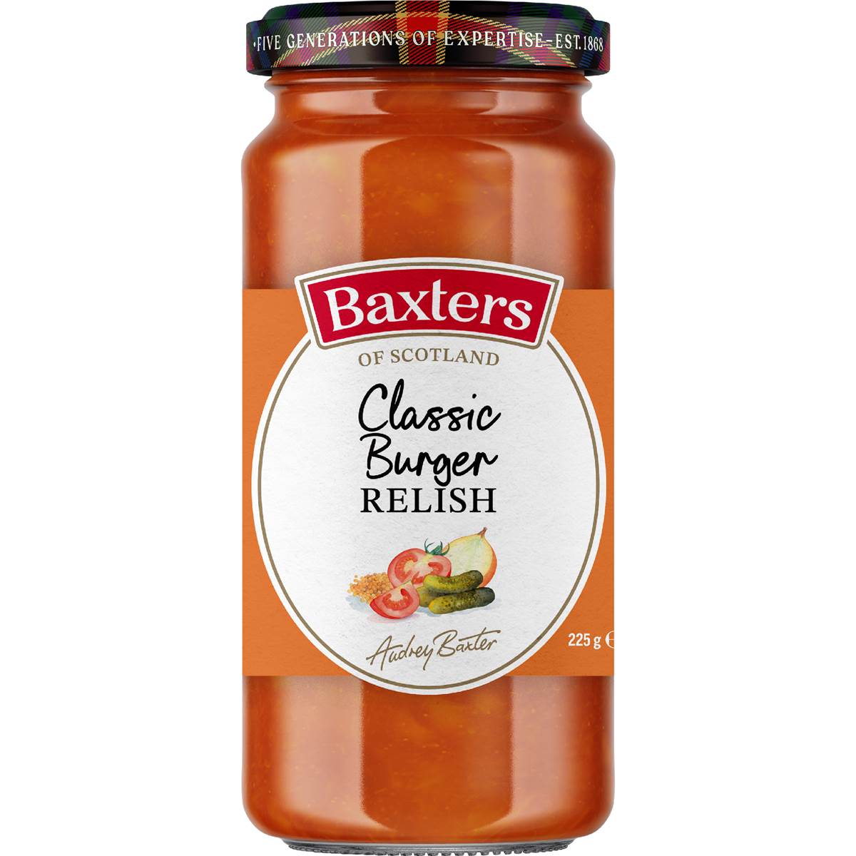 Baxters Classic Burger Relish 225g