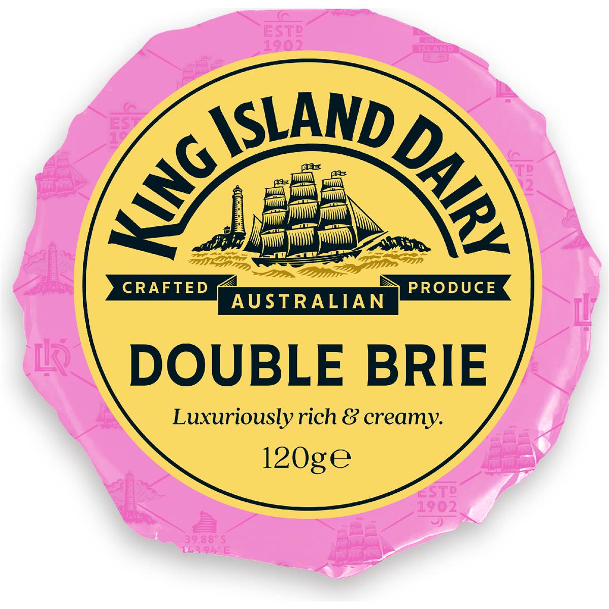 King Island Double Brie 120g