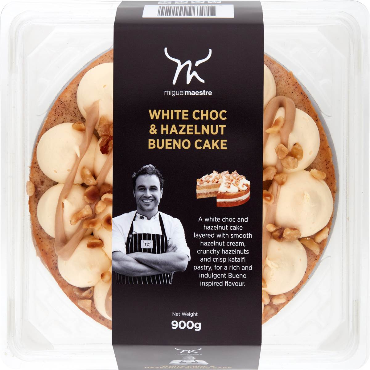 Miguel Maestre White Chocolate & Hazelnut Cake
