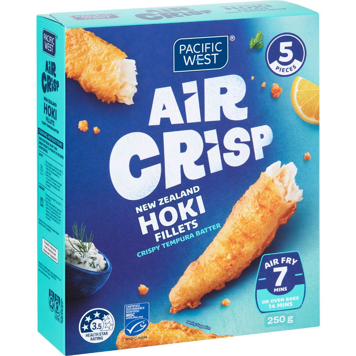 Pacific West Air Crisp New Zealand Hoki Fillets