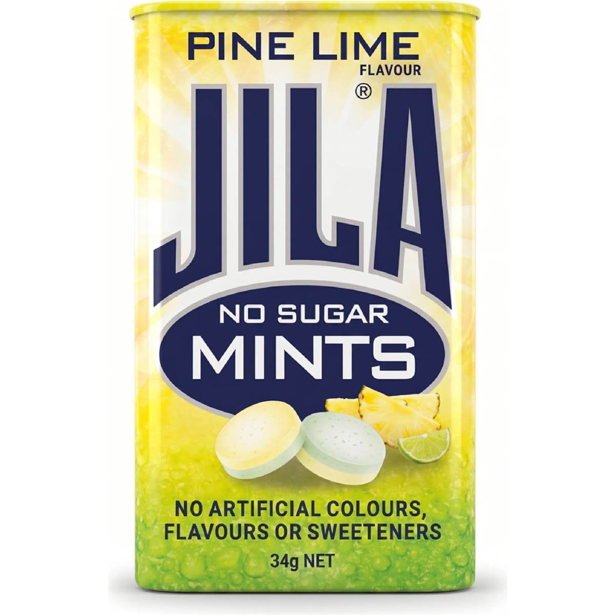 Jila No Sugar Mints Pine Lime