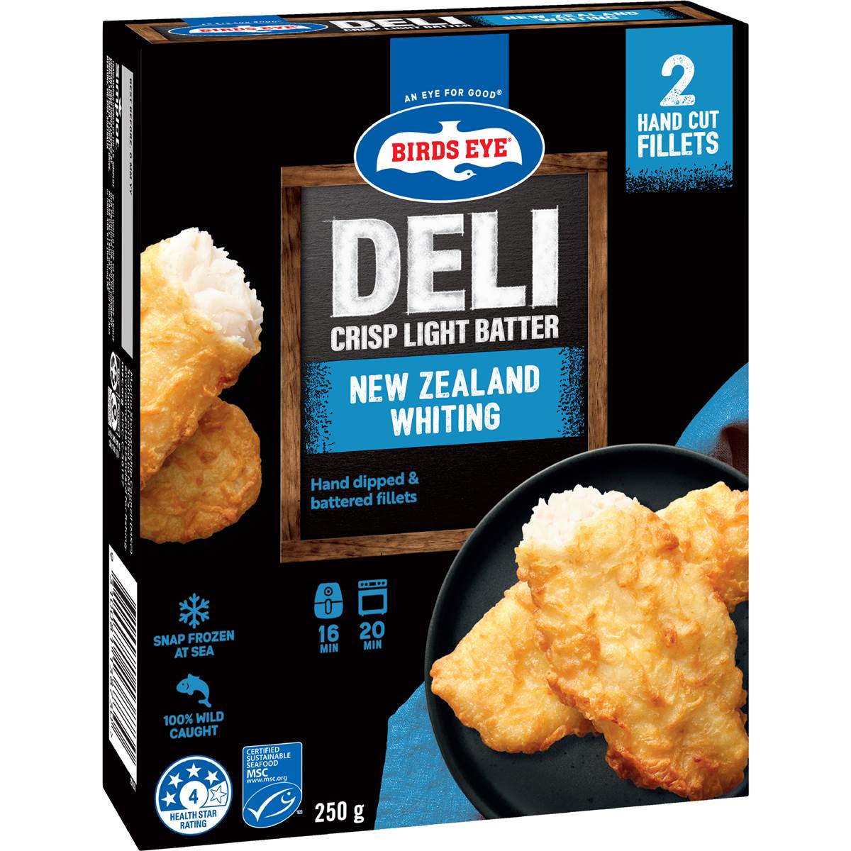 Birds Eye Deli New Zealand Whiting Fillets 250g