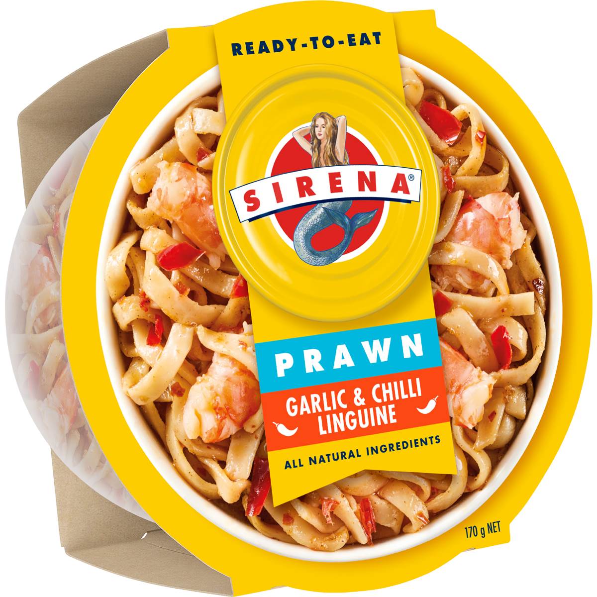Sirena Prawn Garlic & Chilli Linguine Bowl