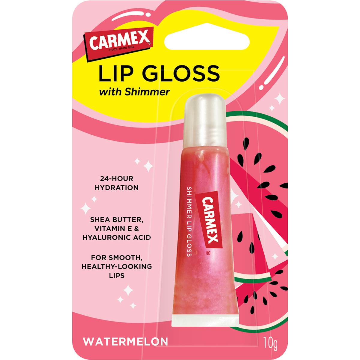 Carmex Lip Gloss With Shimmer Watermelon