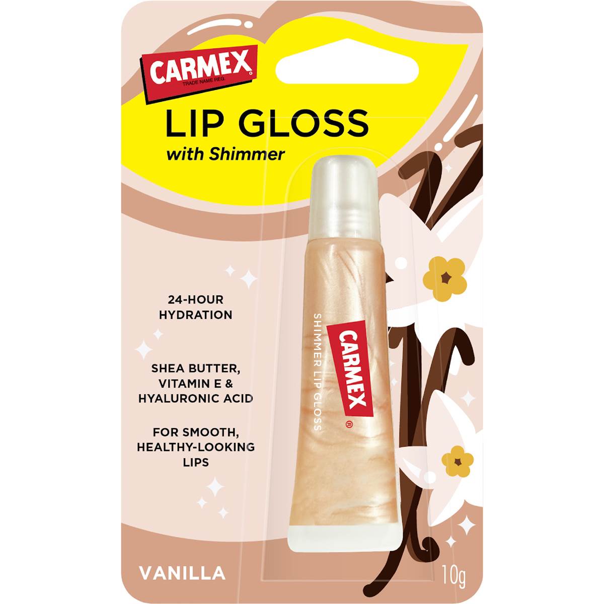 Carmex Lip Gloss With Shimmer Vanilla