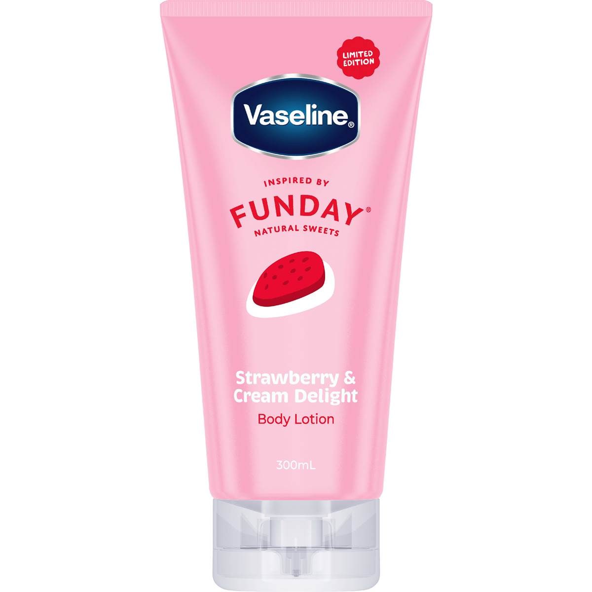 Vaseline Funday Body Lotion Strawberry & Cream Delight
