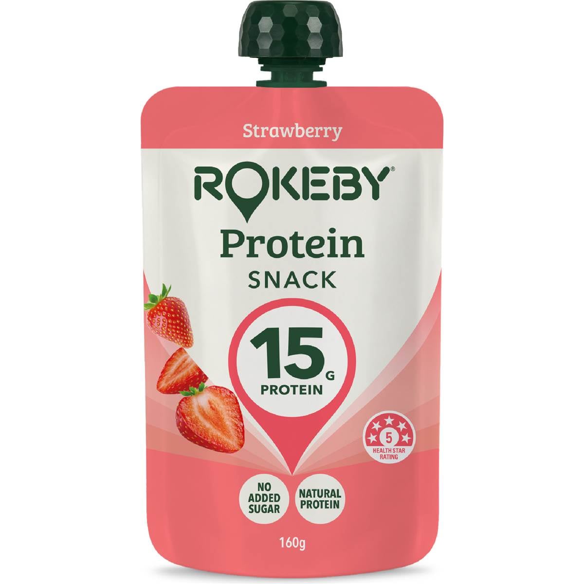 Rokeby Protein Snack Pouch Strawberry