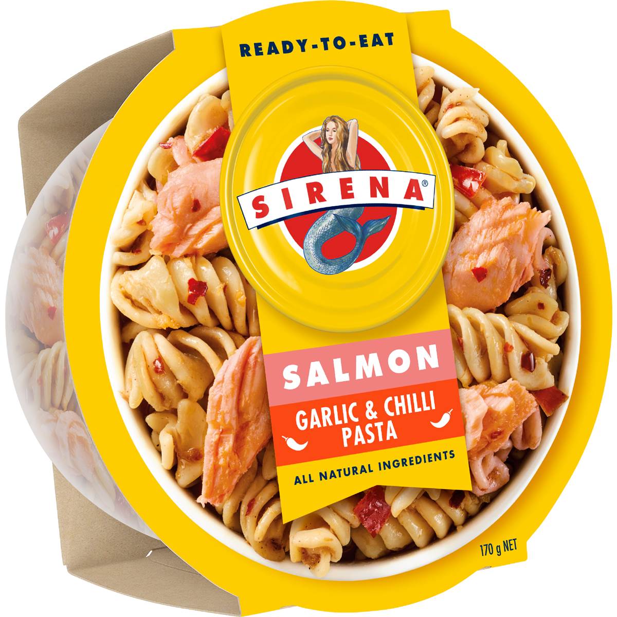 Sirena Salmon Garlic & Chilli Pasta Bowl