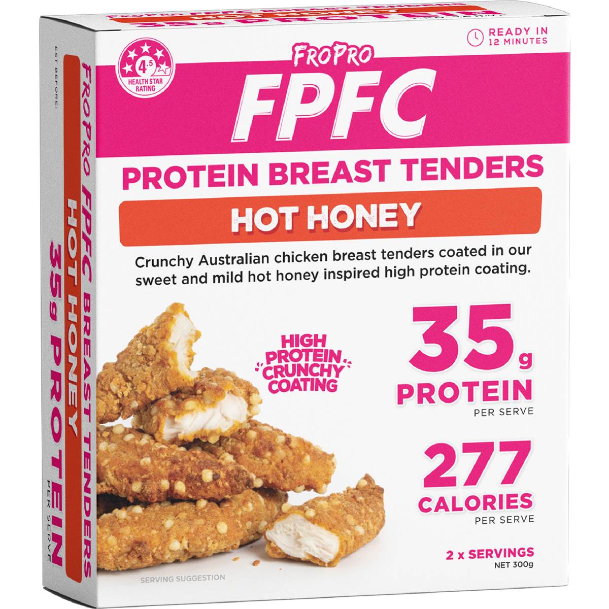 FroPro Protein Breast Tenders Hot Honey