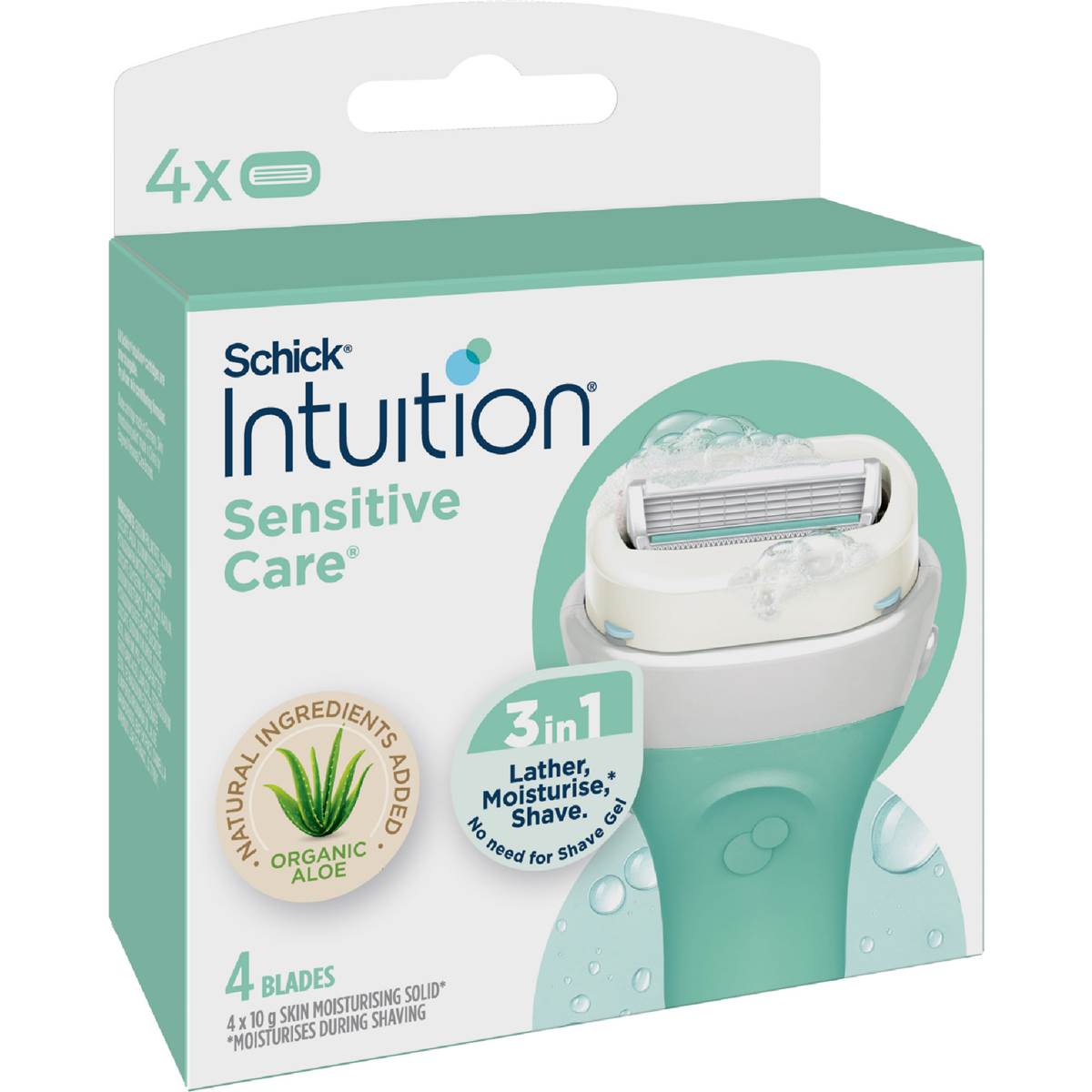Schick Intuition Sensitive Care Razor Refill 4 pack – Woolworths