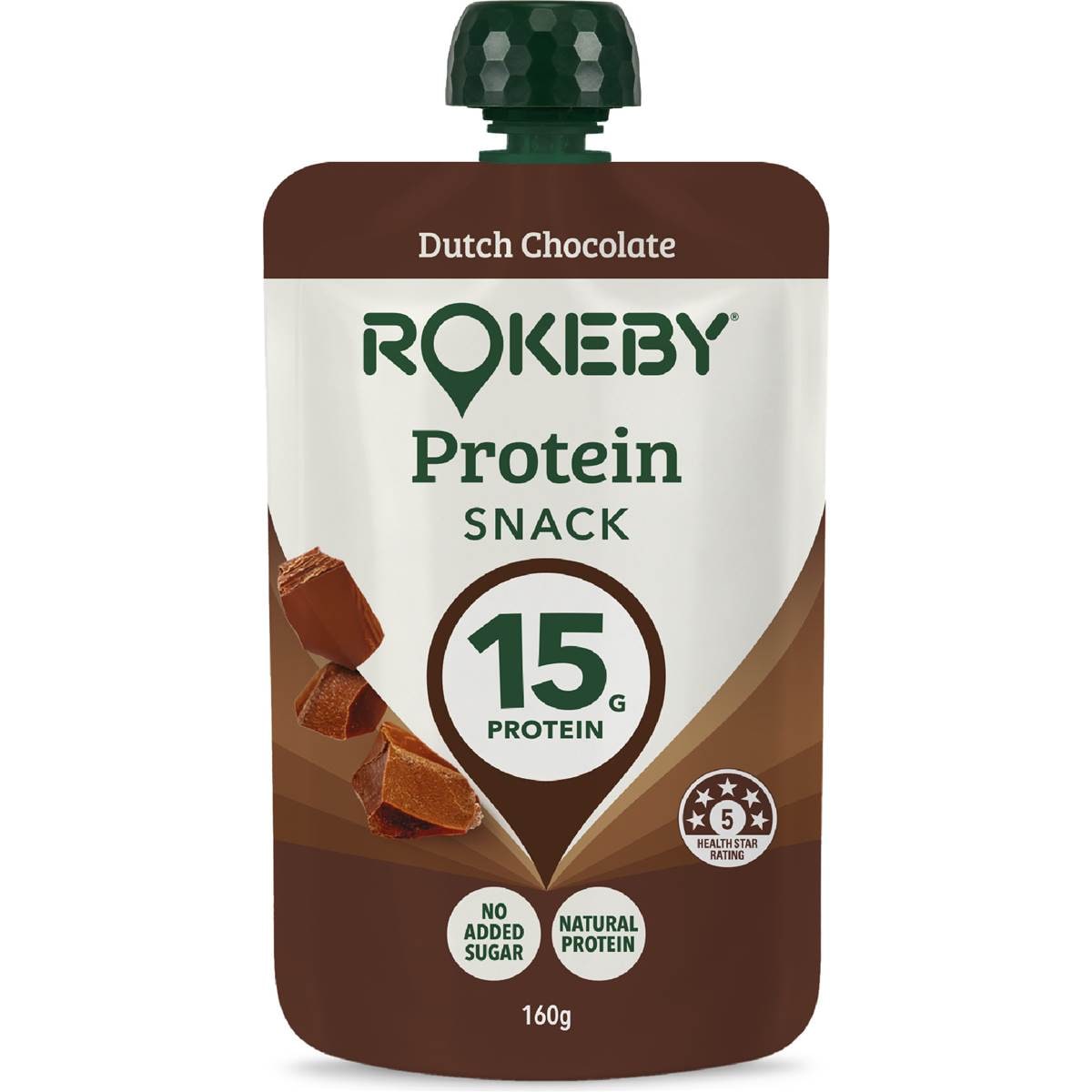 Rokeby Protein Snack Pouch Dutch Chocolate