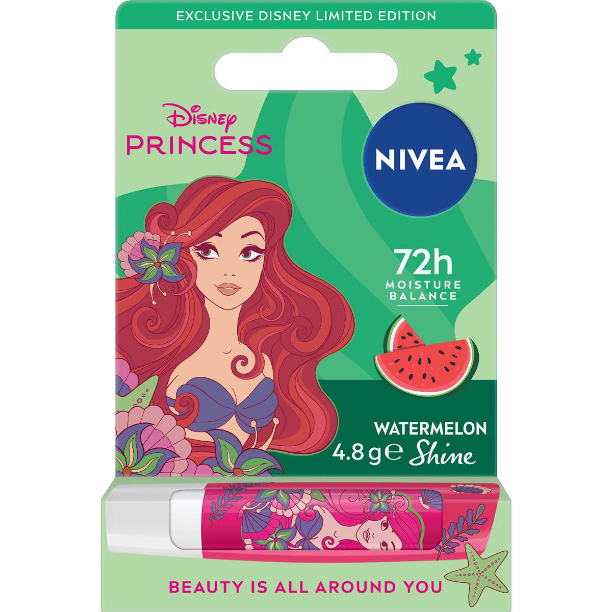 Nivea Disney Ariel Watermelon Shine Lip Balm