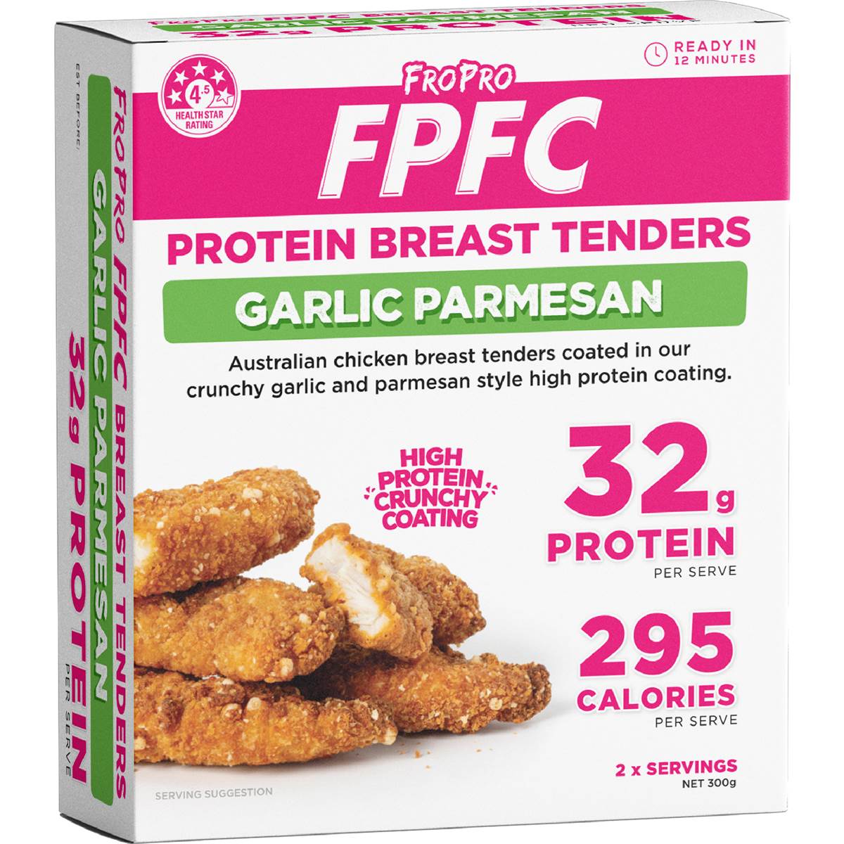 FroPro Protein Breast Tenders Garlic Parmesan