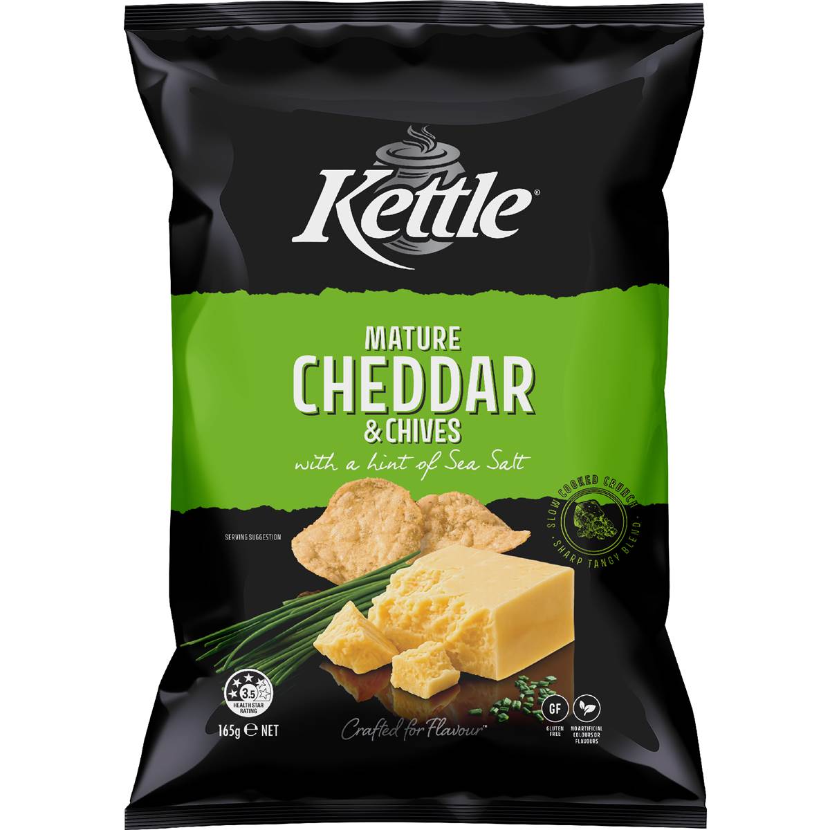 Kettle Potato Chips Mature Cheddar & Chives