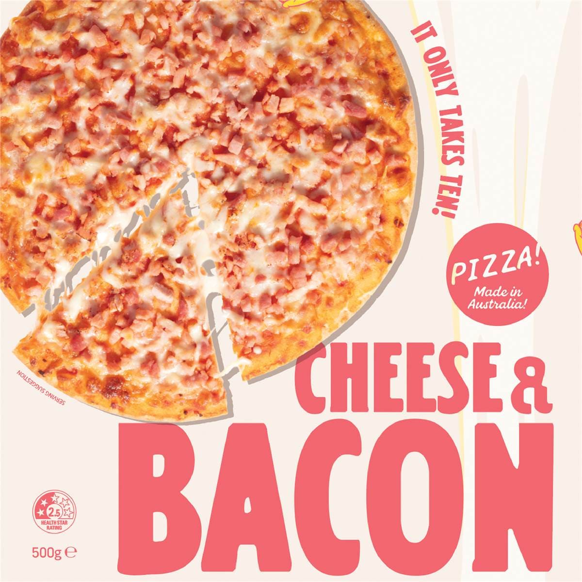 WOW Pizza Cheese & Bacon