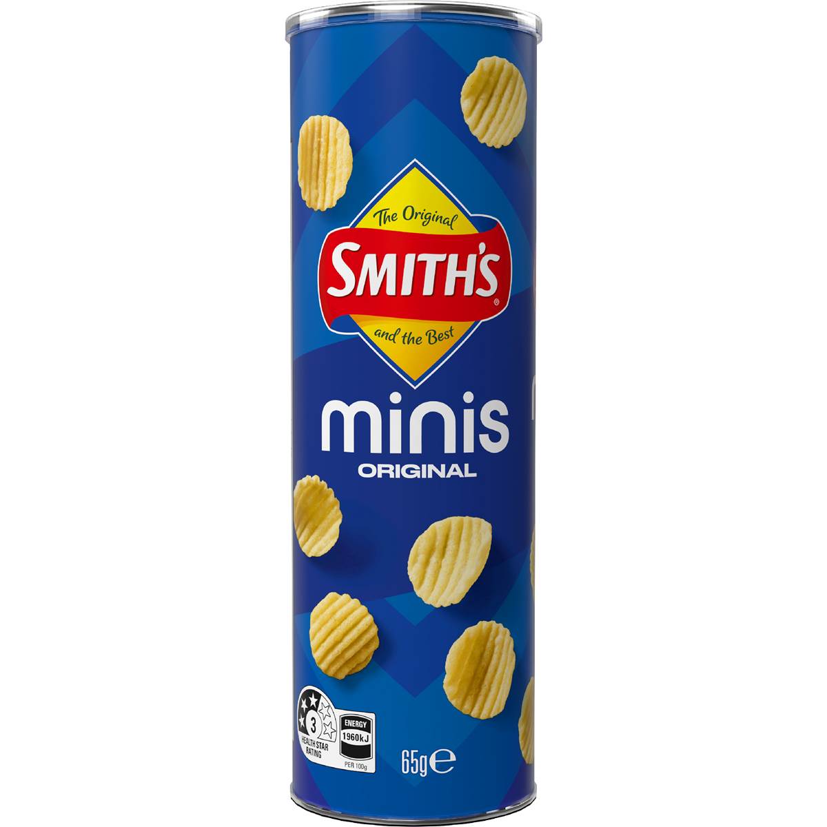 Smith's Minis Original Crinkle Potato Chips 65g