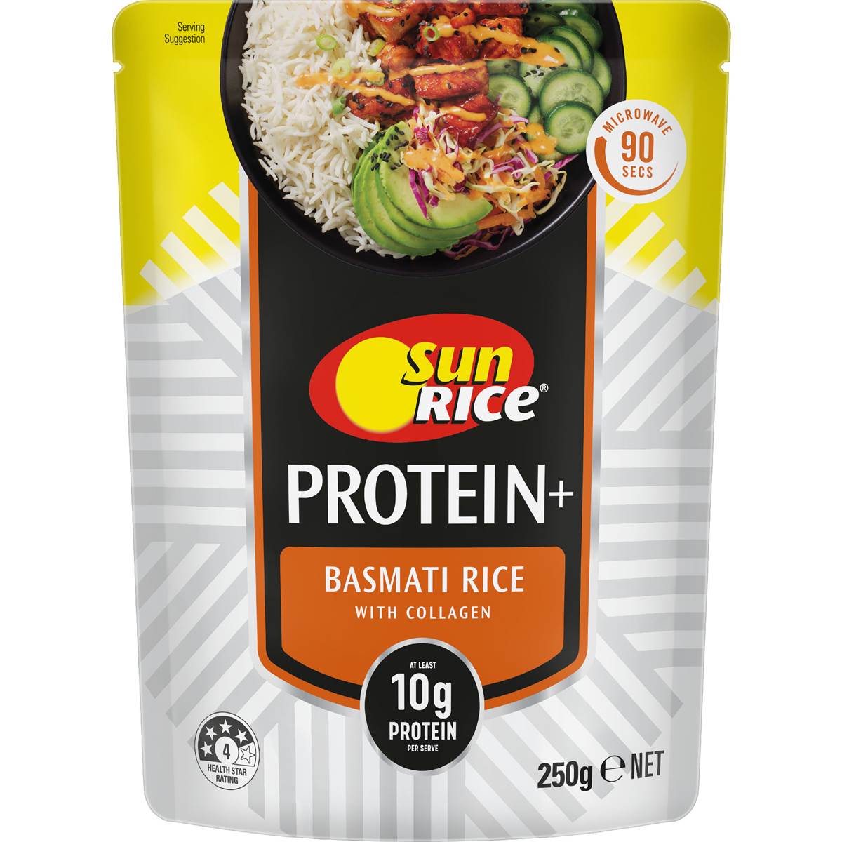 Sunrice Protein Basmati Rice Pouch 250g