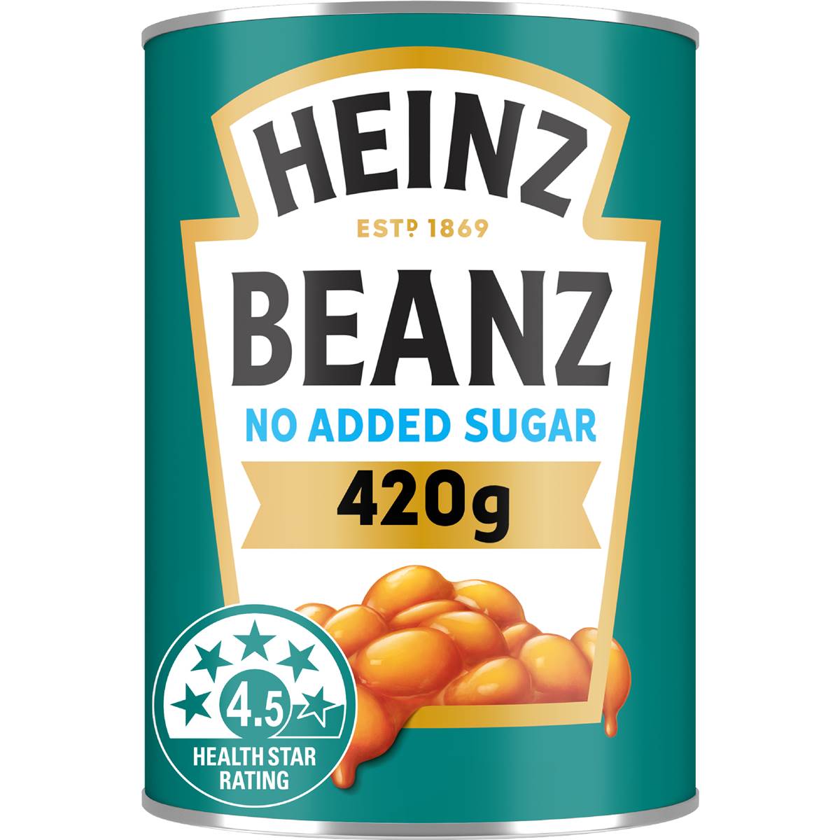 Heinz Baked Beans No Added Sugar 420g