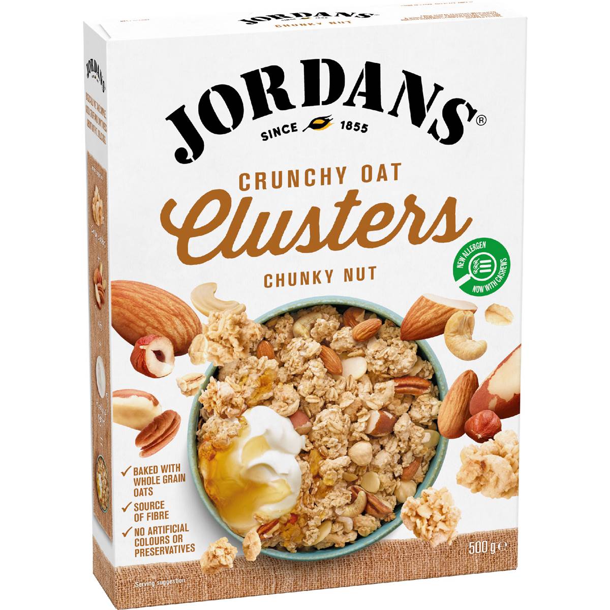 Jordans Crunchy Oat Clusters Chunky Nut 500g