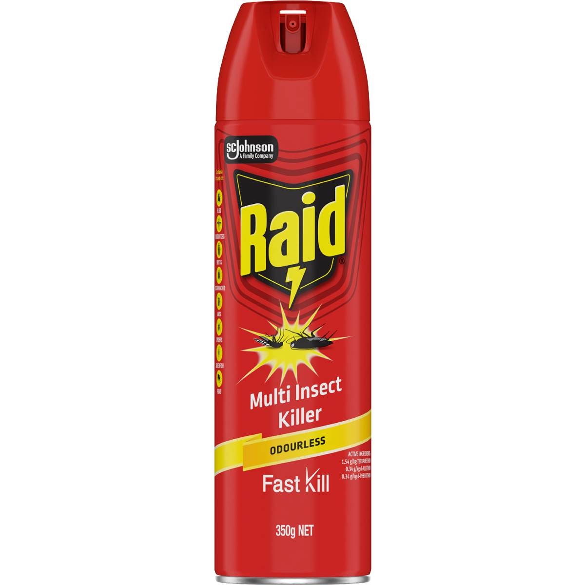 Raid Multi Insect Killer Spray Odourless
