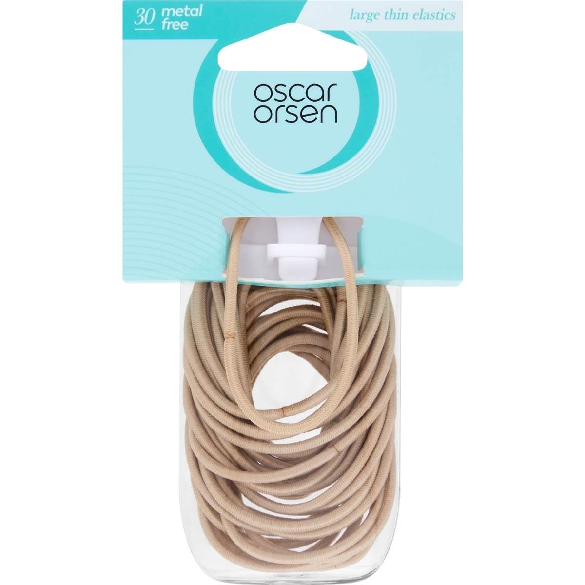 Oscar Orsen Large Thin Hair Elastics Blonde