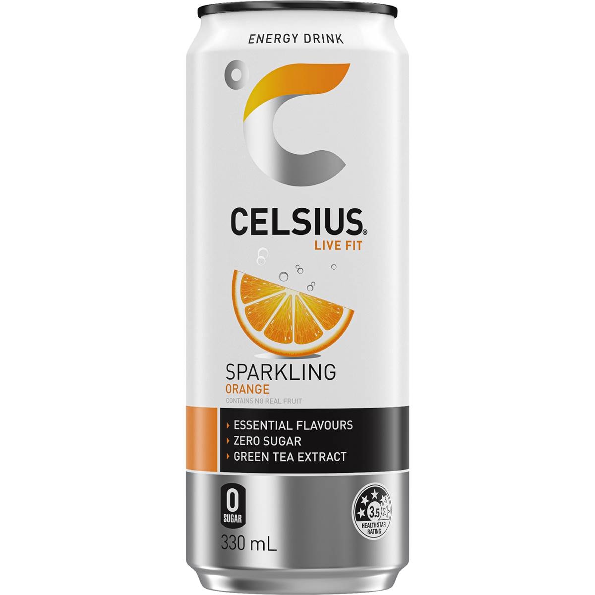 Celsius Energy Drink Sparkling Orange 330g