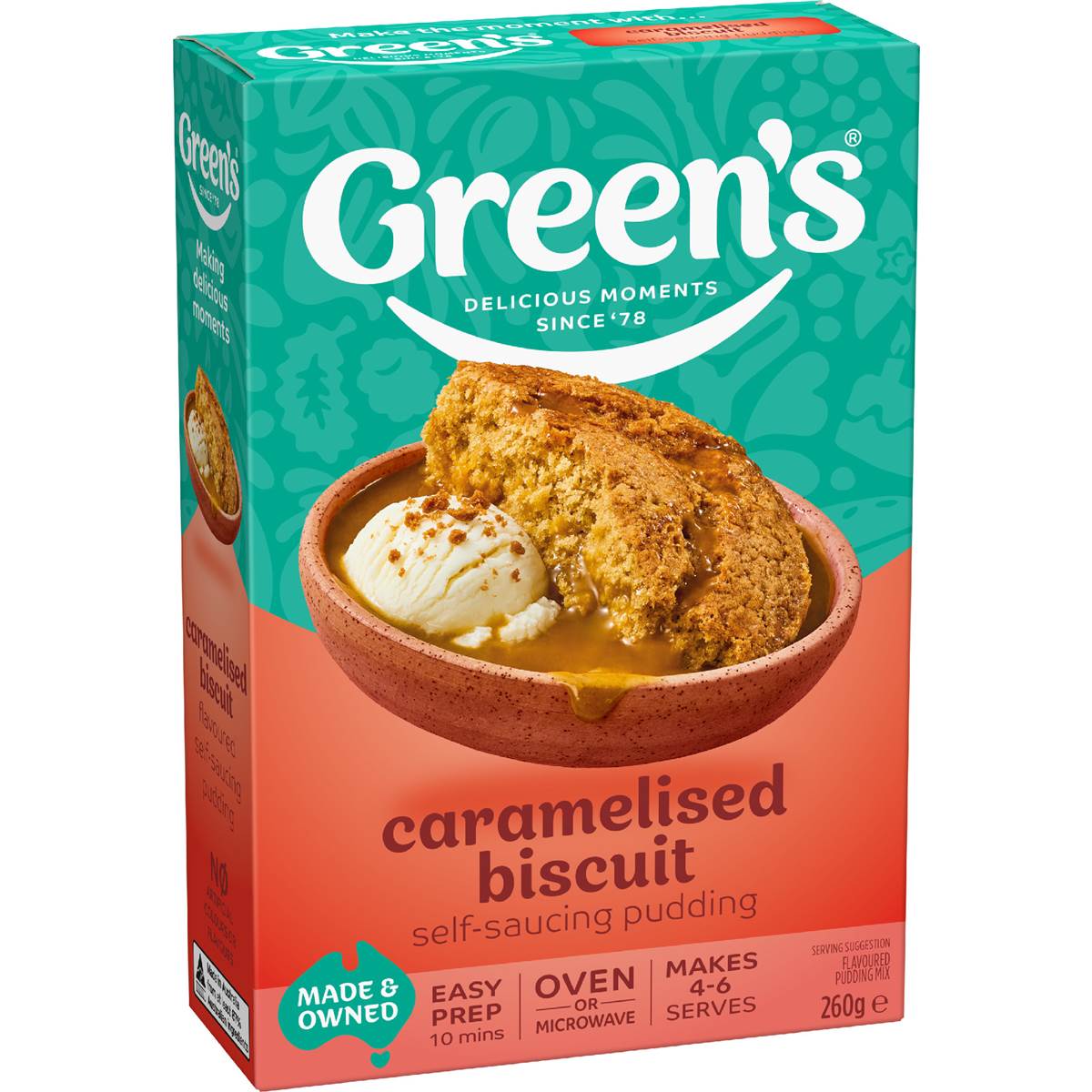 Green's Pudding Mix Caramelised Biscuit