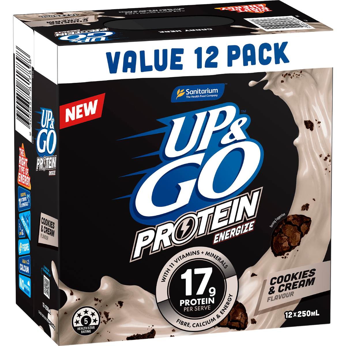 Up&Go Protein Energize Liquid Breakfast Cookies & Cream