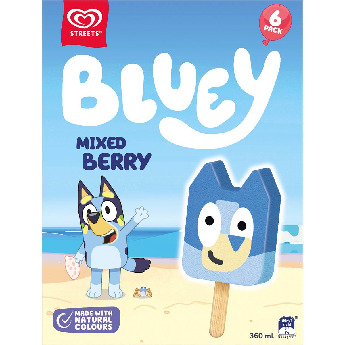 Streets Bluey Mixed Berry Dessert Sticks