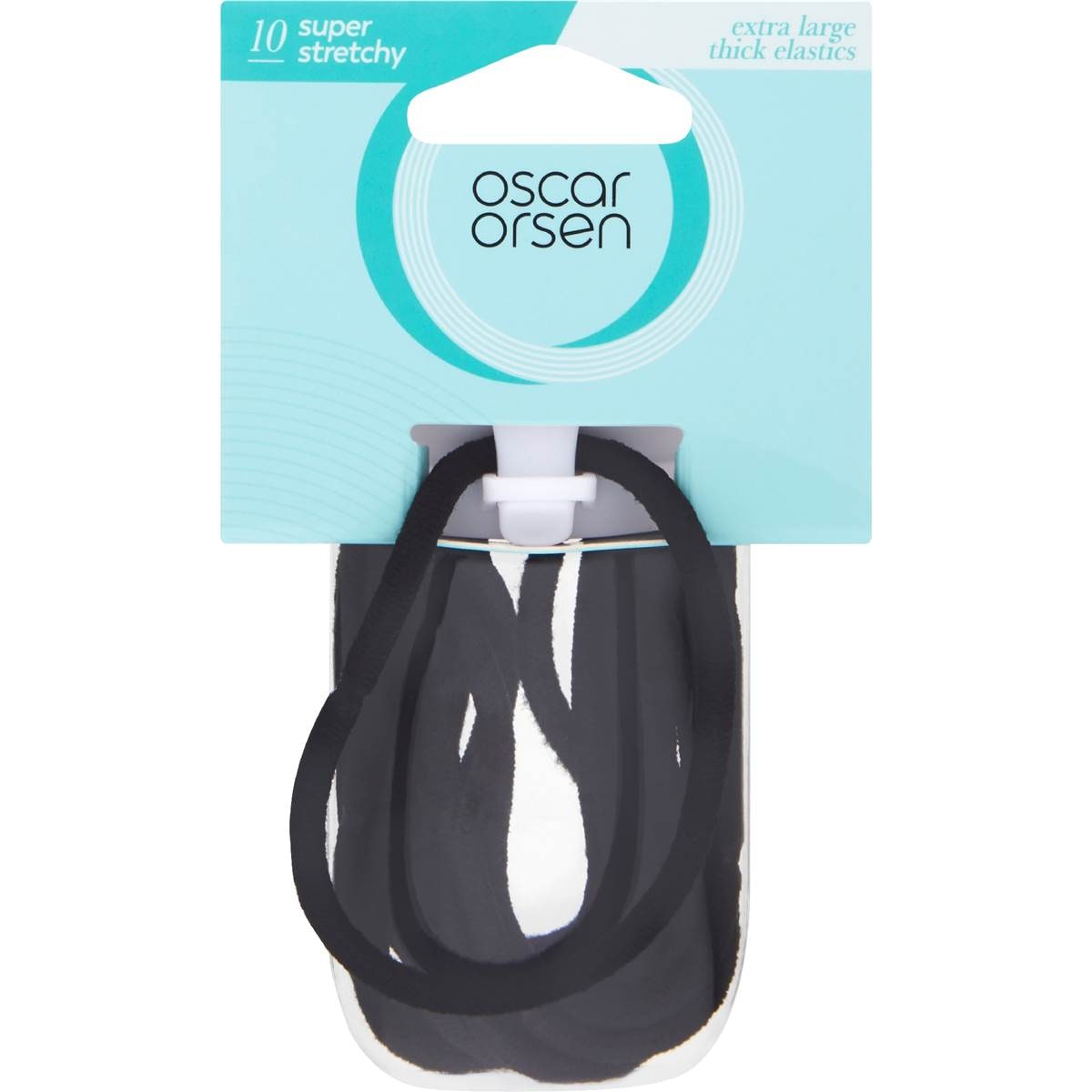 Oscar Orsen Thick XLarge Hair Elastics Black