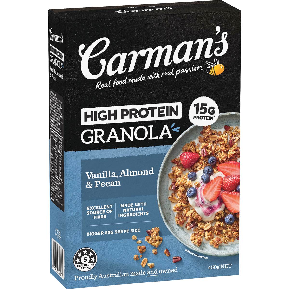 Carman's High Protein Granola Vanilla Almond & Pecan
